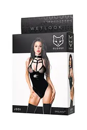 Боді Glossy Wetlook Jodi L (чорний) - мініатюра 7