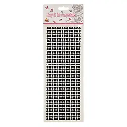 Наклейки декоративні XY-004(Black) на планшеті 504 шт