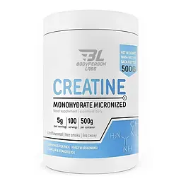 Моногідрат креатину Bodyperson Labs Labs Creatine Monohydrate, 500 грам для підтримки мозку та серця - Без смаку