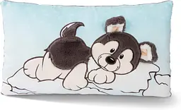 М'яка плюшева подушка Собака Хаскі NICI Husky Swante 45740 декоративна дитяча подушка обнімашка 43 × 25 см блаткина (SKU-372)