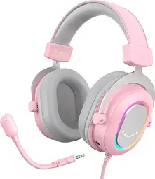 Игровая гарнитура Fifine H6P RGB USB Pink (H6P) - миниатюра 2