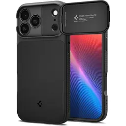 Чохол Spigen Optik Armor для iPhone 17 Pro Black (ACS09953) - мініатюра 3