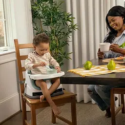 Стільчик-бустер для годування 2 в 1 Ingenuity Baby Base бірюзовий (16728) - мініатюра 4