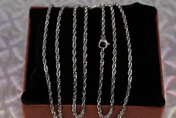 Цепь Xuping Jewelry корда 45 см 2 мм серебристая