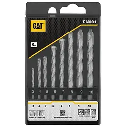 Набір свердел по бетону та каменю Cat 8 шт. (DA04901)
