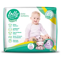 Підгузки Lolly Soft Junior 5 (11-25 кг) 35 шт.