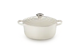 Каструля Le Creuset Signature Cast Iron Round Casserole 20 см Meringue