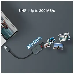 Зчитувач флеш-карт TP-Link USB 2.0 to SD/TF (UA430) - мініатюра 11