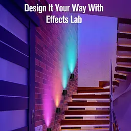 Настінна LED лампа RGB Intelligent wall lamp 6 pcs with Bluetooth European plug with app Black Epik teh0029715 - мініатюра 3