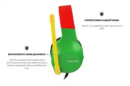 Ігрова гарнітура Sades SA-721 Spirits Rasta (sa721rsj) - мініатюра 4