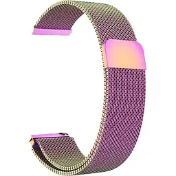 Ремінець BeCover Milanese Style для Xiaomi iMi KW66 (22 mm)/Mi Watch Color/Haylou LS01/Watch S1 Active Rainbow (707750) - мініатюра 2