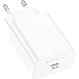 Зарядний пристрій BOROFONE BA21A USB-C PD 20 Вт білий (6941991111402) - мініатюра 10