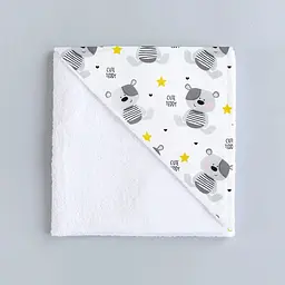 Наматрацник непромокаючий Cosas Grey Teddy 70х120 см сірий (WaterSheet_BearTeddyGrey_120) - мініатюра 2