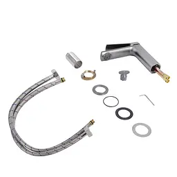 Змішувач для раковини Qtap Slavonice QTSLA270GMB45924 Gunmetal Black PVD - мініатюра 4