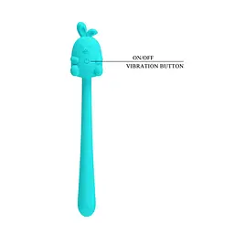 Вібратор Pretty Love Cute Bunny Turquoise, 7 vibration functions - мініатюра 10