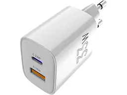 Мережевий зарядний пристрій Sigma mobile X-power 33 W White (PS33-01)