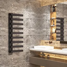 Рушникосушка дизайнерська Ideale Gia 11 6/850/500 антрацит, Антрацит - мініатюра 4