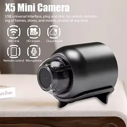 WiFi-камера X5 1080P HD - міні-камера спостереження з нічним баченням, детектором руху, широким кутом 140° - мініатюра 21