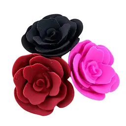 Анальна пробка SILICON ROSE 11*3 см силіконова Бордова - мініатюра 5