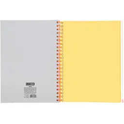 Зошит на пружині Buromax Neon А4 (210x297) 120 аркушів 3 PVC помаранчевий (BM.24349911-11) - мініатюра 3