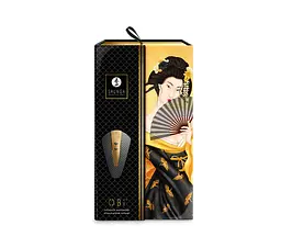 Кліторальний вібратор Shunga Obi Black - мініатюра 6