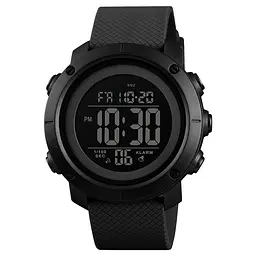 Наручний годинник чоловічий Skmei 1426 Black - Black ABS, 1426BKBK (12289)