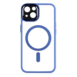 Чохол Creative TPU PC Metal Calais MagSafe Apple iPhone 13 Light Blue