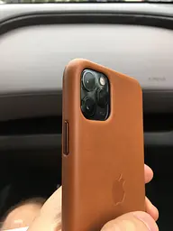 Шкіряний чохол-накладка Leather Case MWYD2ZM/A для Apple iPhone 11 Pro (5.8") Saddle Brown - мініатюра 3