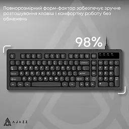 Клавіатура Ajazz AF98 Black (AF98-B) - мініатюра 8