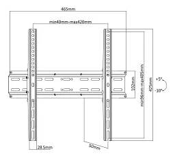 Кронштейн Satelit 32-65TILT400 (250519) - мініатюра 3