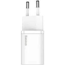 Зарядний пристрій Baseus Super Silicone PD Charger 25W (1Type-C) + Cable Type-C to Type-C 3A (1m) white (TZCCSUP-L02) - мініатюра 4