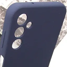 Чохол Silicone Cover Lakshmi Full Camera (AAA) для Samsung Galaxy A14 4G/5G Темно-синій / Midnight blue - мініатюра 6