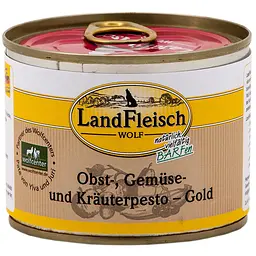 Вегетаріанські консерви для собак Landfleisch Dog Wolf Pesto Gold