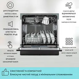 Посудомийна машина Klarstein Amazonia 8 (10041204) - мініатюра 4