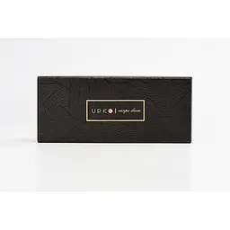Поножі БДСМ кайдани для ніг UPKO Ankle Cuffs L — італійська шкіра, чорні, регульовані, фурнітура з позолотою - мініатюра 6