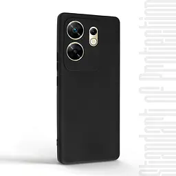 Чехол-накладка для смартфона Infinix Zero 30 4G, противоударный, силиконовый, термополиуретановый (ТПУ), с защитой камеры и корпуса, черный, защита всего корпуса, ArmorStandart (ARM73936) - мініатюра 2