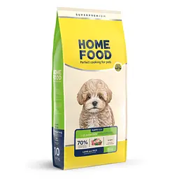 Корм для цуценят малих порід Home Food з ягням і рисом 10кг