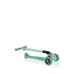 Самокат Globber Primo foldable plus lights, колеса з підсвічуванням, м'ятний (439-206) - мініатюра 11