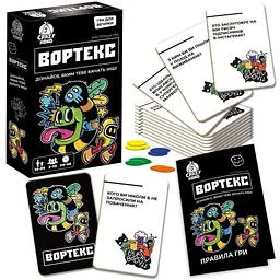 Карткова гра "Вортекс" Vladi Toys VT5903-01, 50 карток 10 жетонів - мініатюра 2