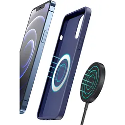 Бездротовий зарядний пристрій Choetech T518-F-BK Wireless Magenetic Charger Black [101514] - мініатюра 4