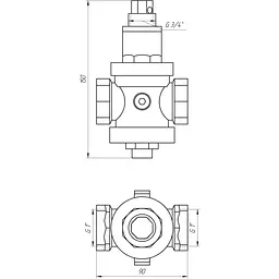 Редуктор тиску Itap 1″ Rinox 143 000004483 - мініатюра 4
