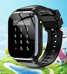 Дитячий розумний смарт-годинник Lemfo Y89 з ліхтариком, GPS, 4G SIM-картою, відеодзвінком, прослуховуванням та камерою для дітей Рожевий - мініатюра 9