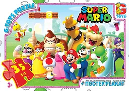 Пазли G-Toys Маріо MAR02, 35 елементів (4824687638044)