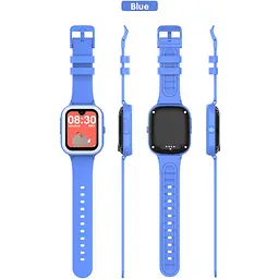 Смарт годинник-телефон дитячий Wonlex KT31 4G WI-FI GPS SIM-картою Blue (16997-hbr) - мініатюра 7