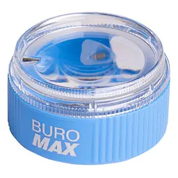 Точилка пластикова Buromax з контейнером Блакитна (BM.4756)