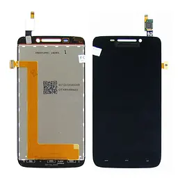 Дисплей для Lenovo S650 з чорним тачскрином