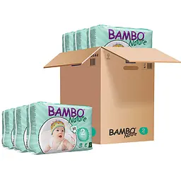 ЕКО Підгузки Bambo Nature. Розмір 2 (Mini 3-6 кг). 30 штук. Bambo Nature (310132) - мініатюра 3
