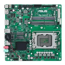 Материнcька плата PRO H610T-CSM s1700 H610 2xDDR5 M.2 HDMI DP LVDS Thin mITX Asus teh0018980 - мініатюра 2