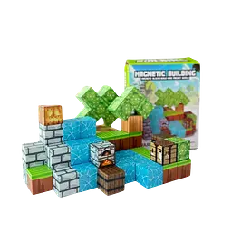 Магнітний блочний конструктор Майнкрафт 60 блоків Minecraft
