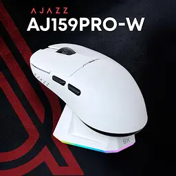 Миша Ajazz AJ159PRO White 8K Charging Dock (AJ159-PRO-W) - мініатюра 4